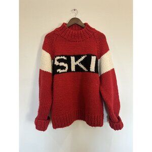 Kanata Red Ski Sweater Size 42